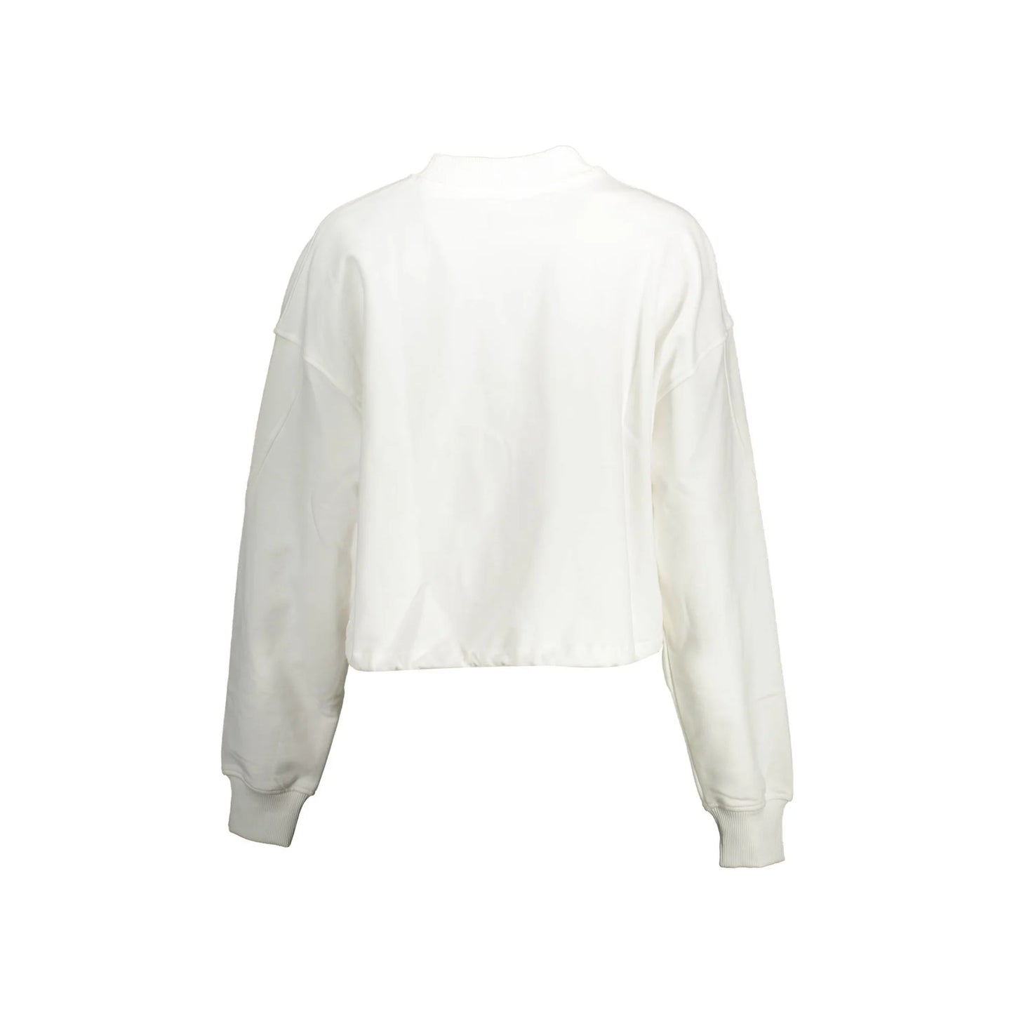 Calvin Klein Felpa Maniche Lunghe Donna Bianca Stampa Felpe bianco - vista 2