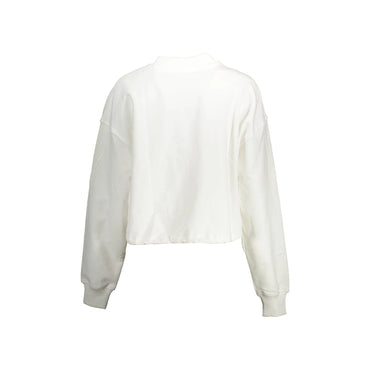 Calvin Klein Felpa Maniche Lunghe Donna Bianca Stampa Felpe bianco - vista 2