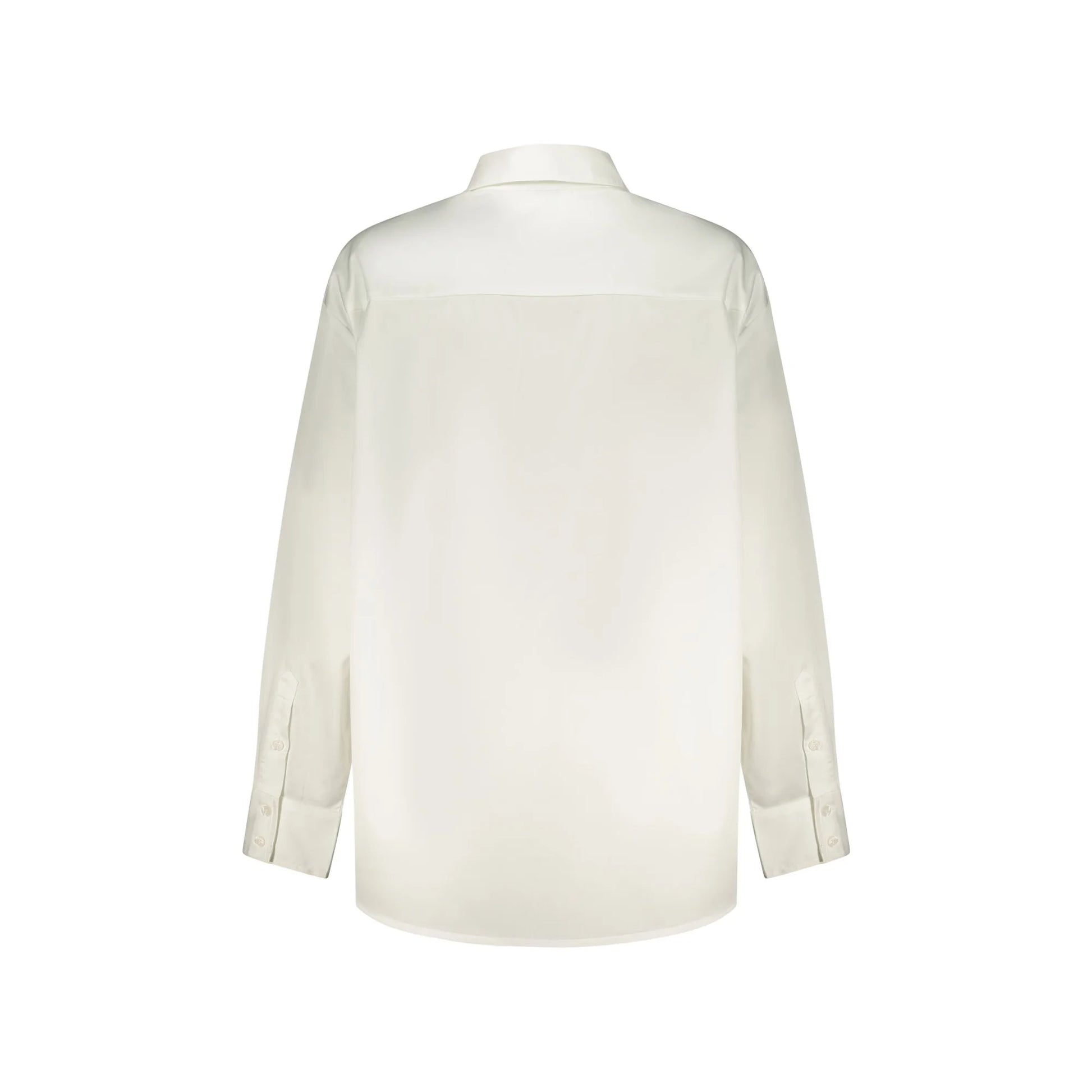 Guess Jeans Camicia Maniche Lunghe Donna Bianca Ricamo Camicie bianco - vista 2