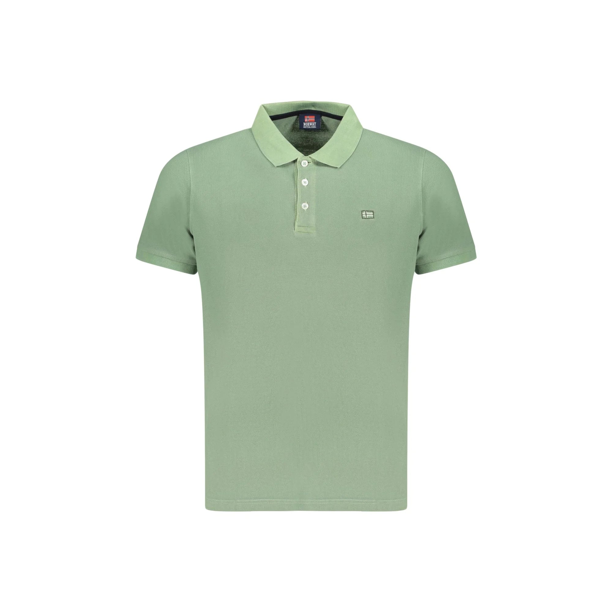 NORWAY 1963 POLO MANICHE CORTE UOMO VERDE