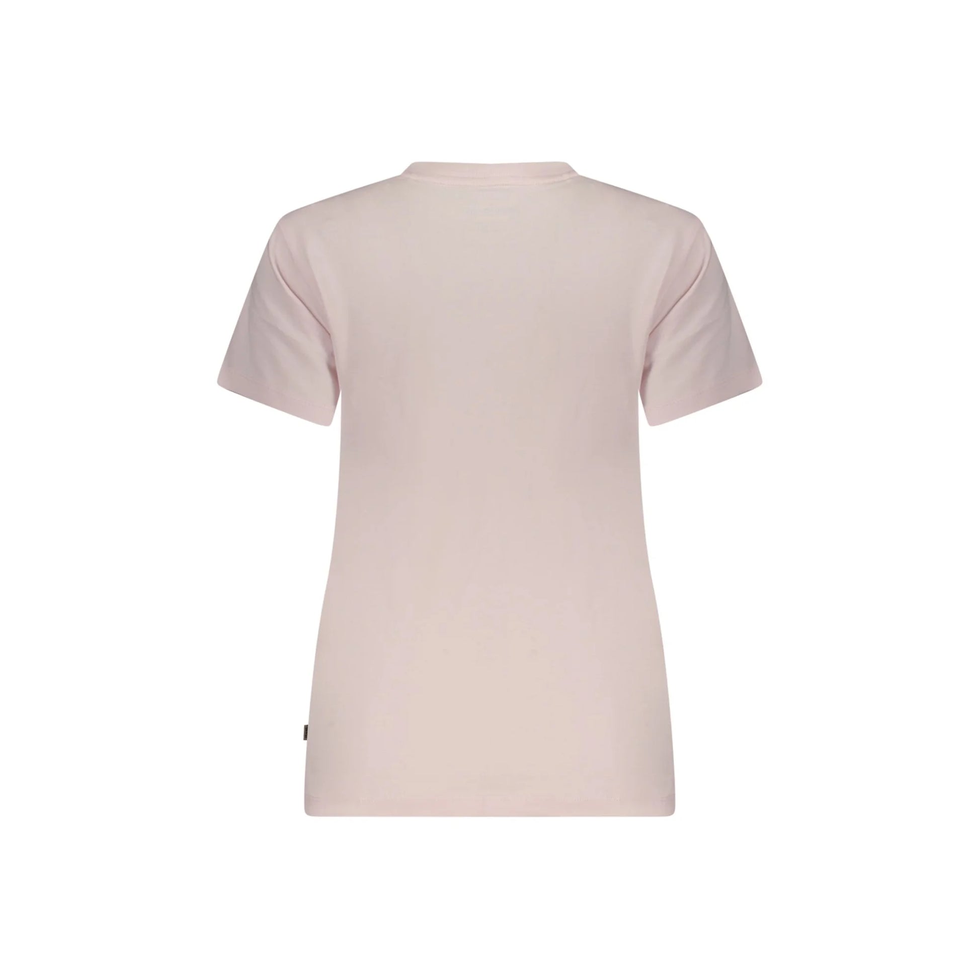 GUESS JEANS T-SHIRT MANICHE CORTE DONNA ROSA