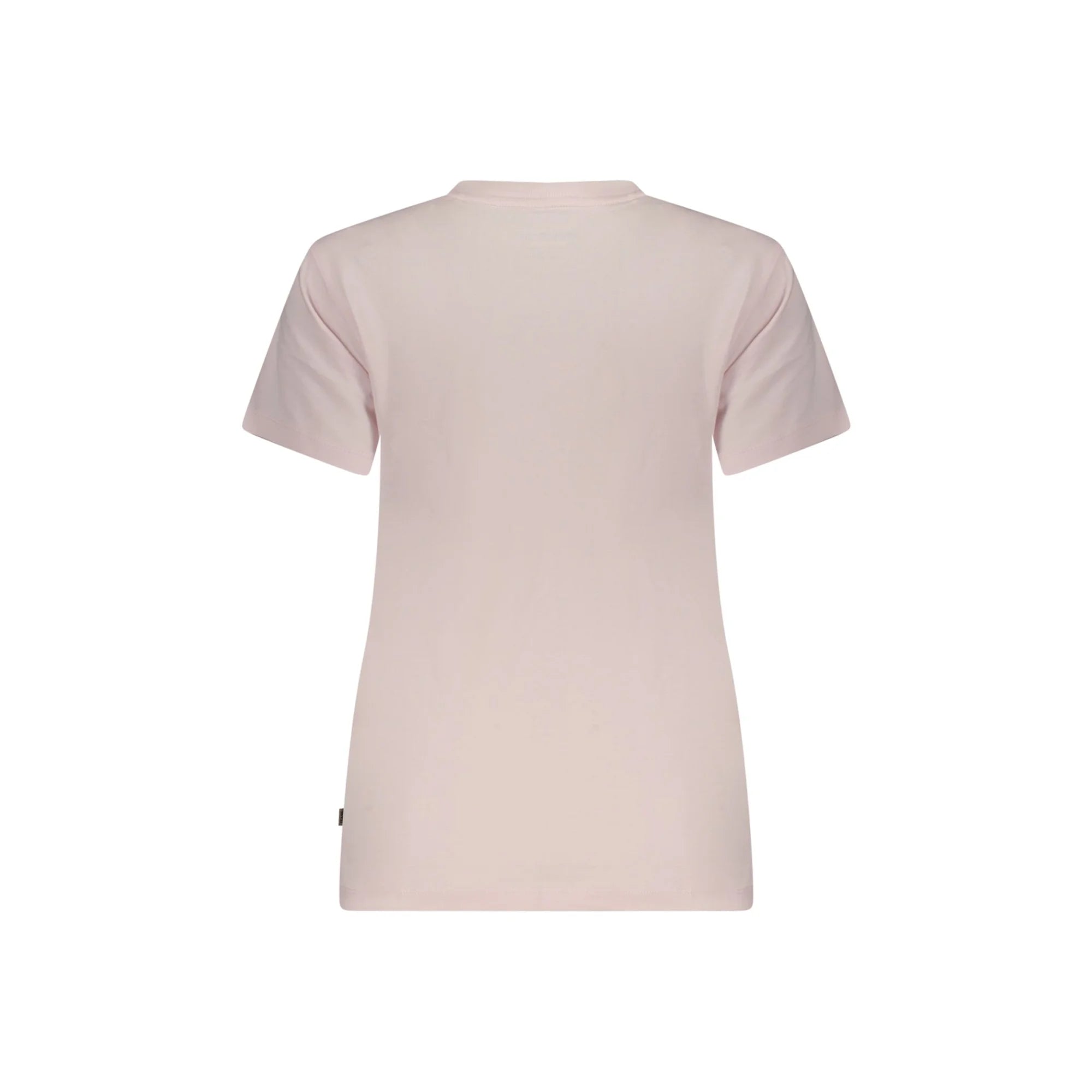GUESS JEANS T-SHIRT MANICHE CORTE DONNA ROSA