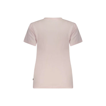 GUESS JEANS T-SHIRT MANICHE CORTE DONNA ROSA