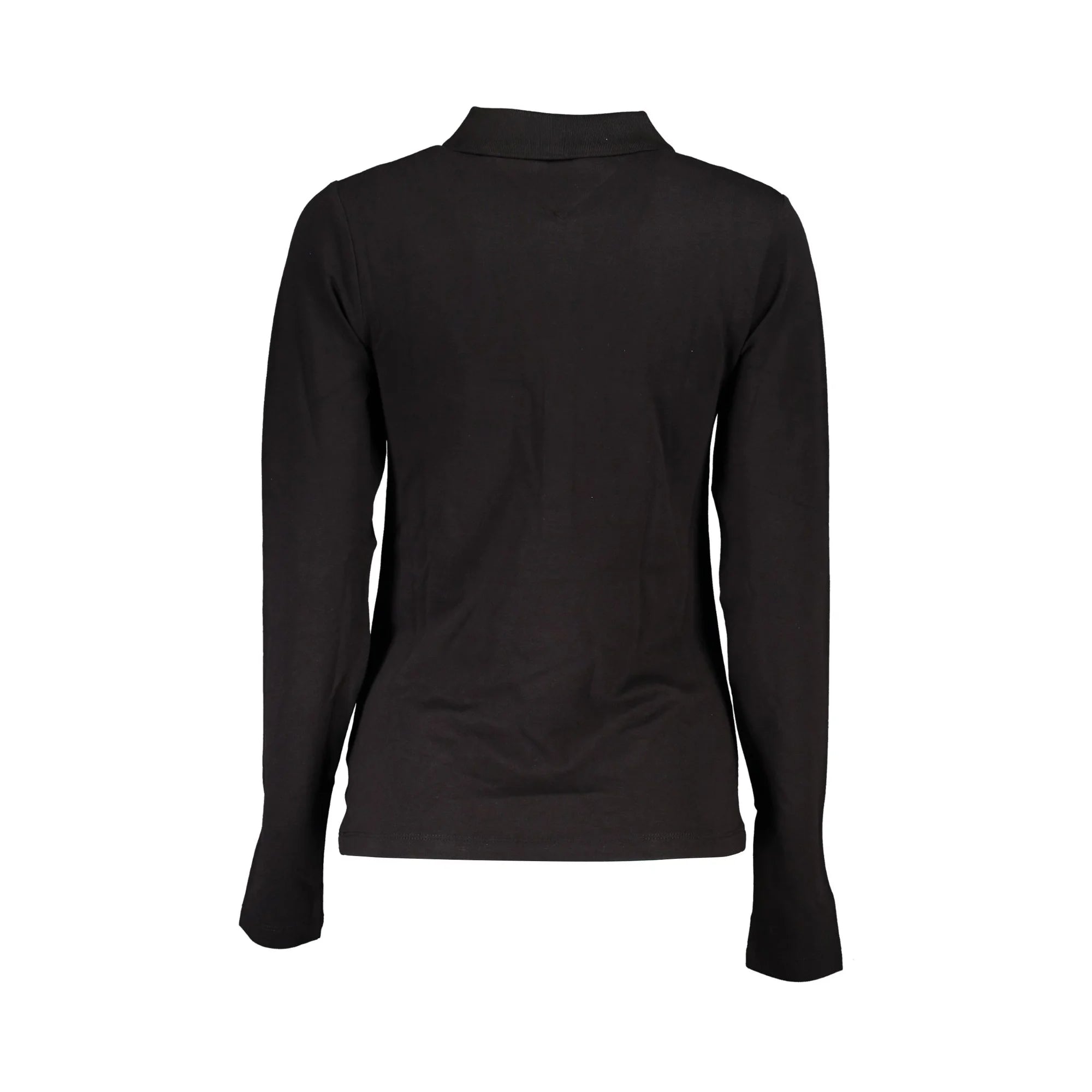 TOMMY HILFIGER POLO MANICHE LUNGHE DONNA NERO