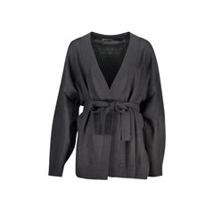 Guess Jeans Cardigan Mulher Preto Logo