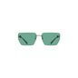 Calvin Klein Occhiali da Sole Uomo Verde Lente Quadrata Logo - foto prodotto