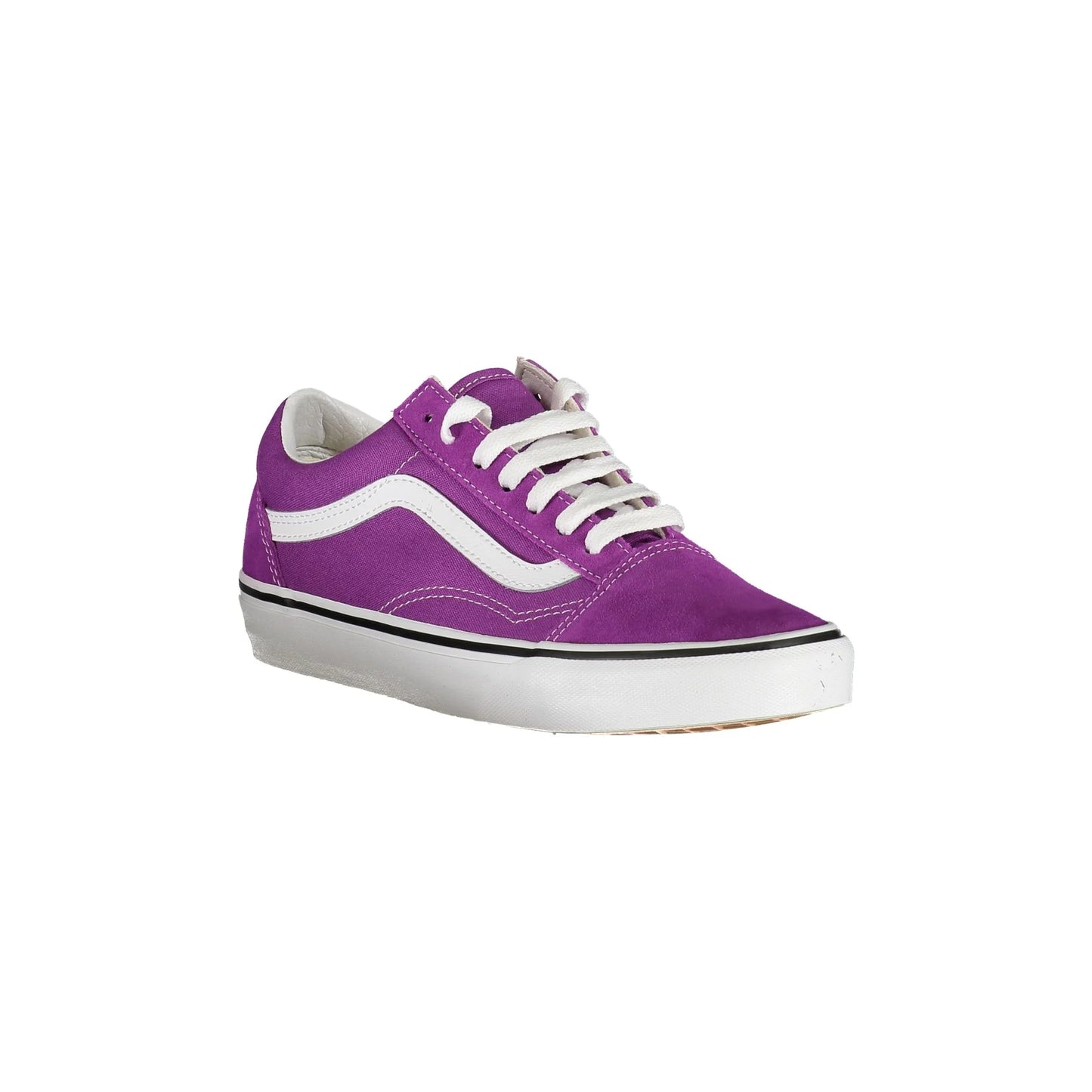 VANS Scarpe Sneakers Donna Viola con Dettagli a Contrasto - vista 2