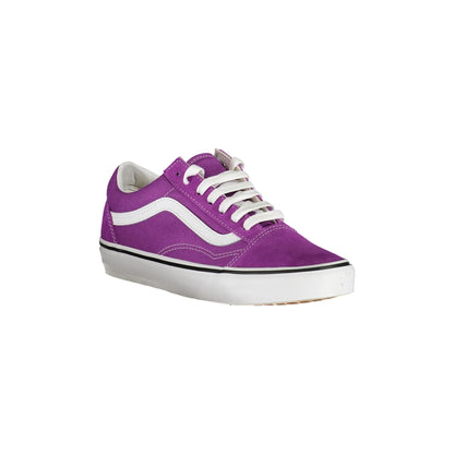 VANS Scarpe Sneakers Donna Viola con Dettagli a Contrasto - vista 2
