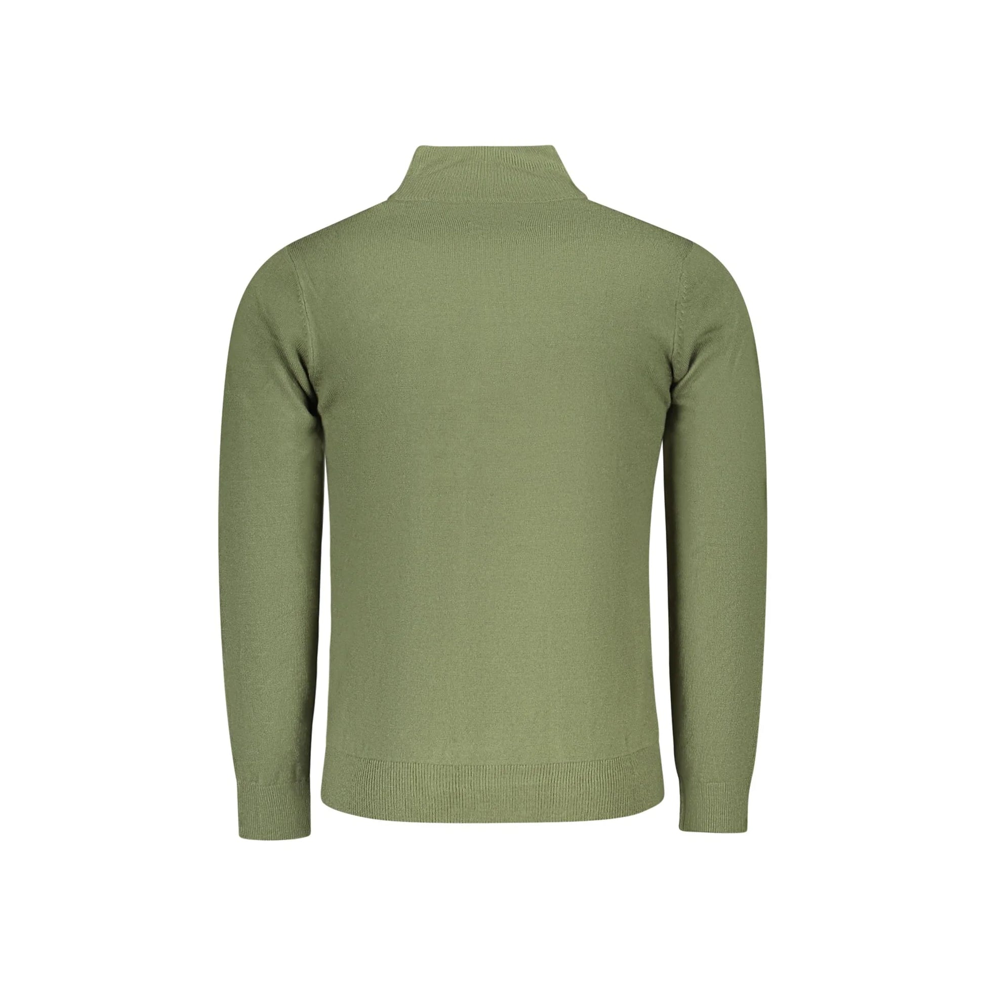 North Sails Maglia Uomo Verde Mezza Zip in Maglia Morbida Maglie - vista 2