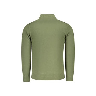 North Sails Maglia Uomo Verde Mezza Zip in Maglia Morbida Maglie - vista 2