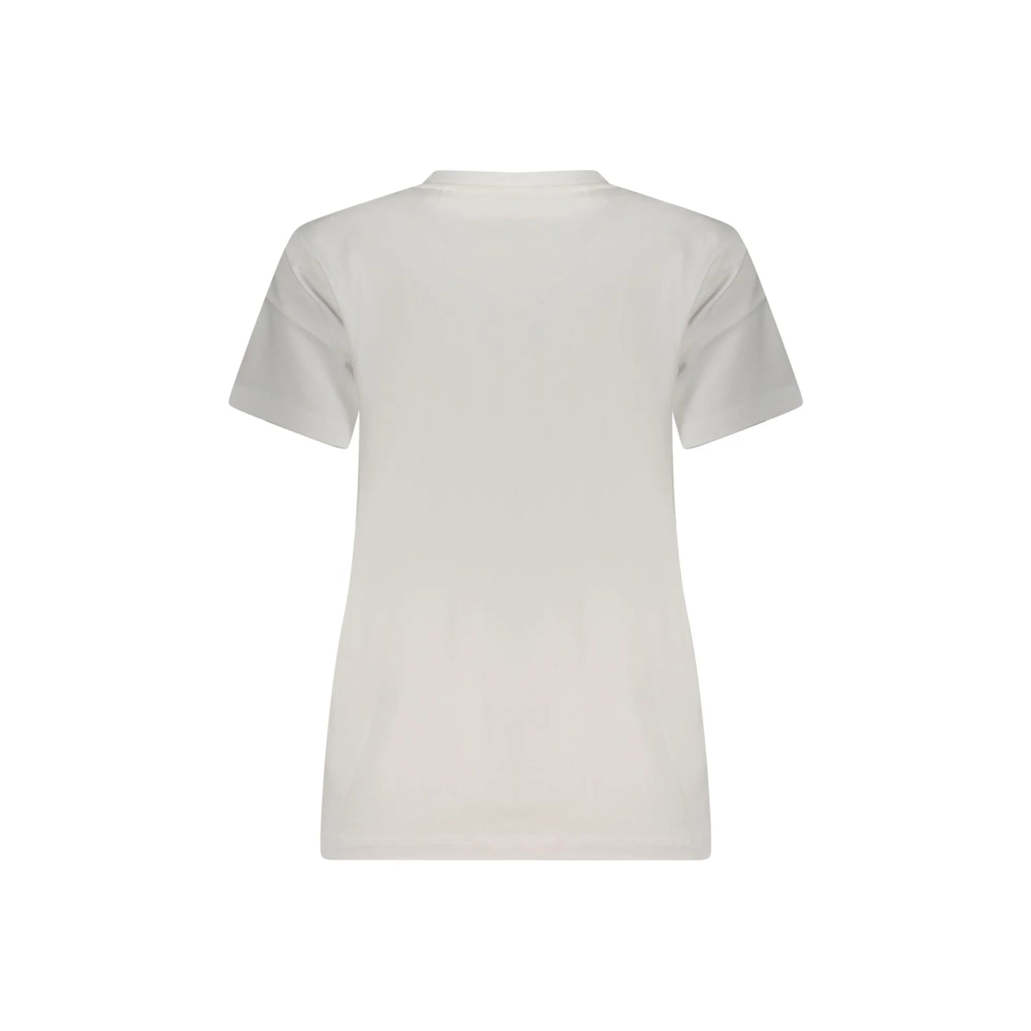 GUESS JEANS T-SHIRT MANICHE CORTE DONNA BIANCO