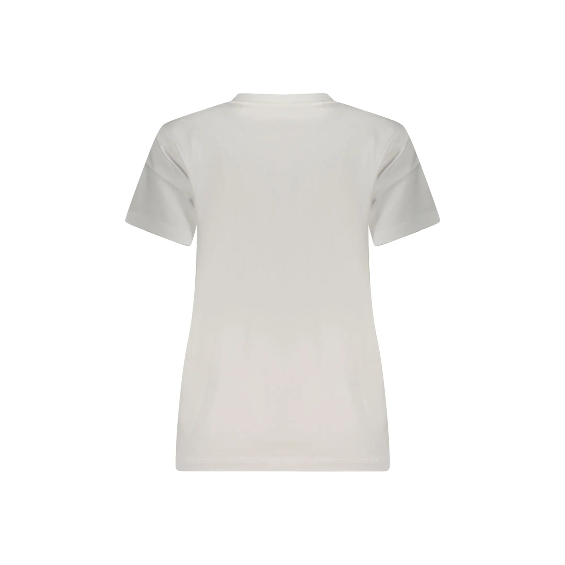 GUESS JEANS T-SHIRT MANICHE CORTE DONNA BIANCO