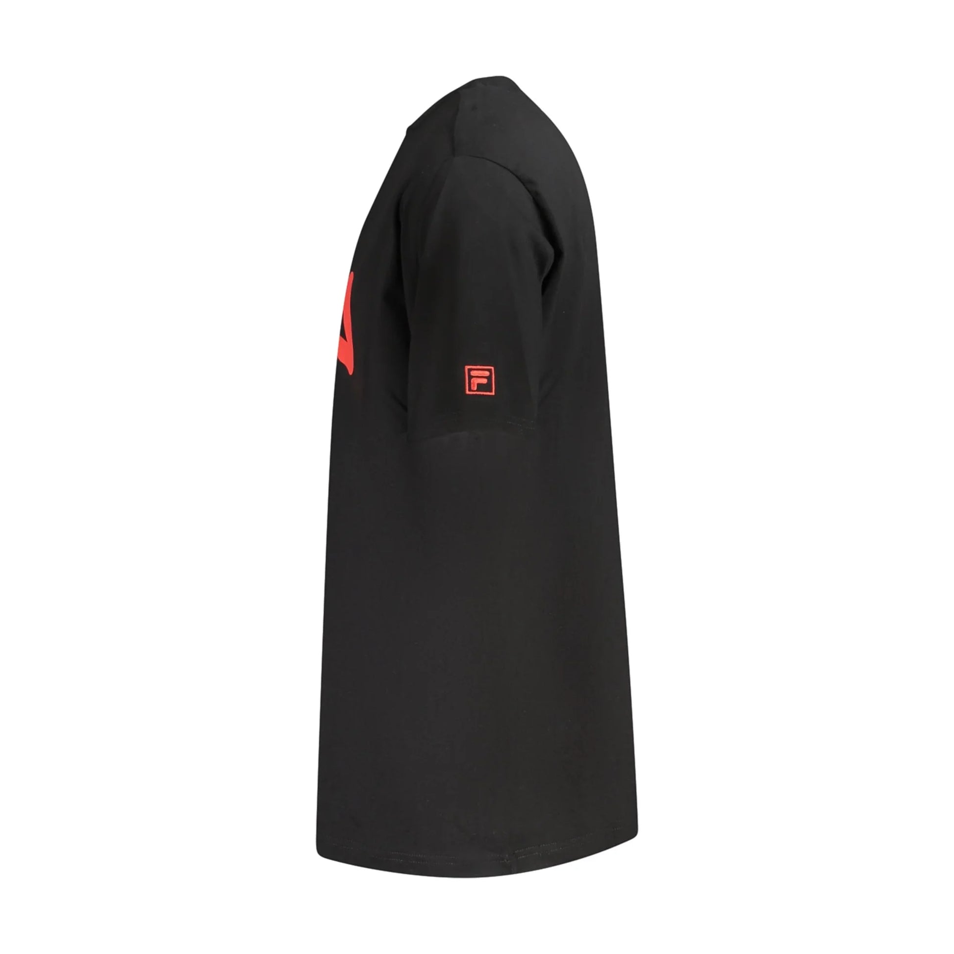 Fila T-Shirt Maniche Corte Uomo Nera Stampa nero - vista 3
