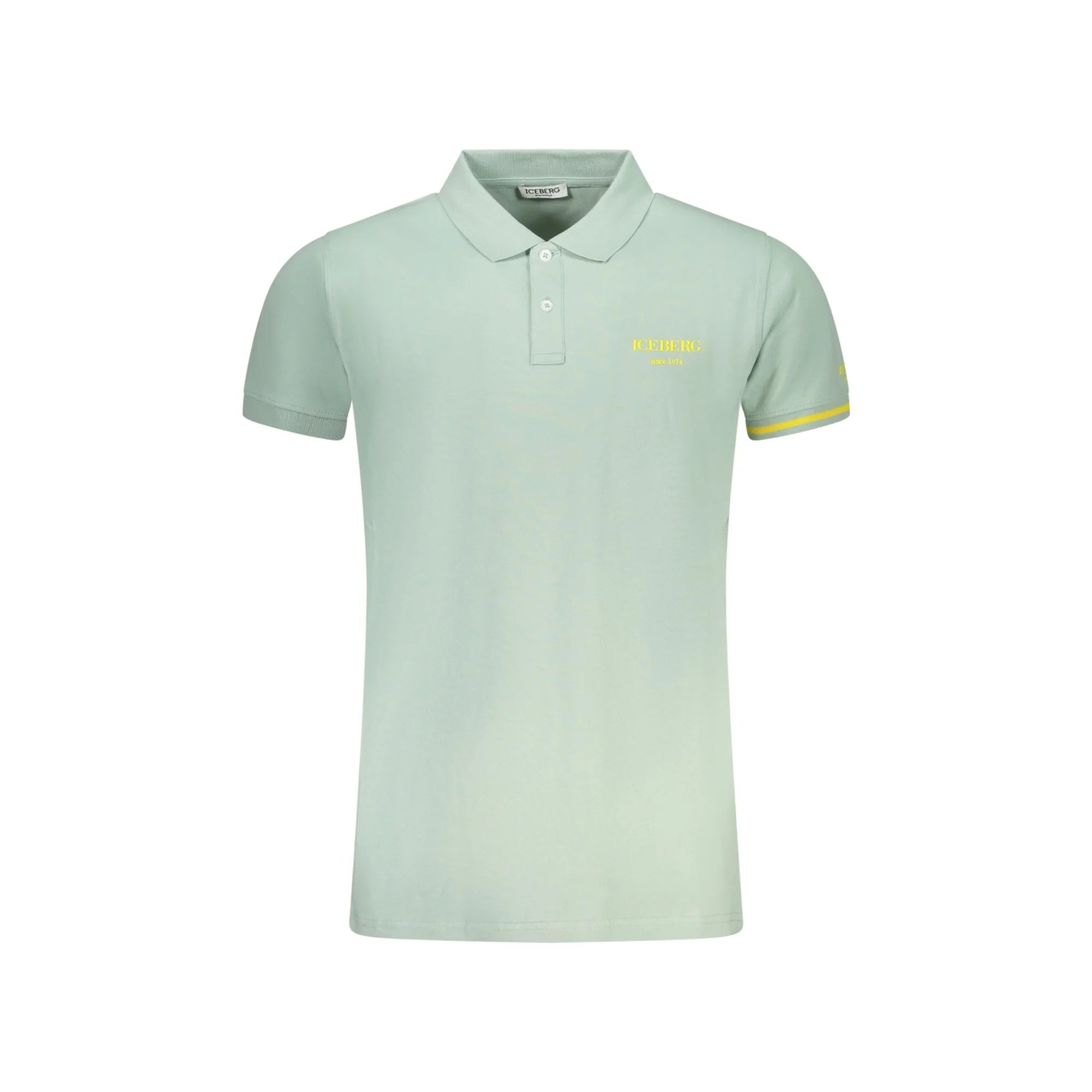 ICEBERG POLO MANICHE CORTE UOMO VERDE