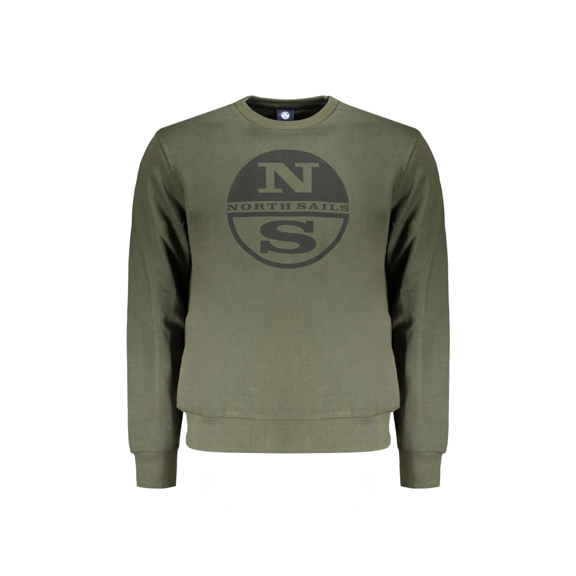 North Sails Felpa Uomo Verde Girocollo con Logo Felpe - foto prodotto