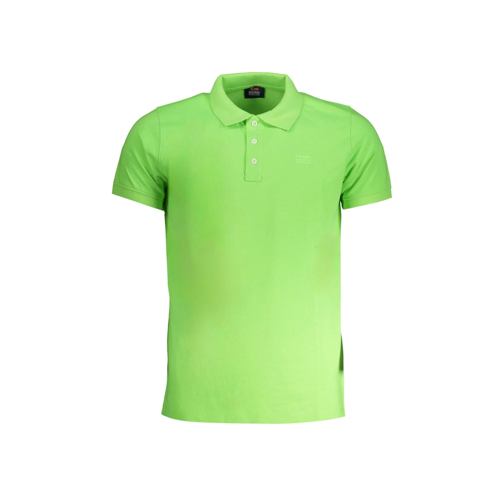 Norway 1963 Polo Maniche Corte Uomo Verde Ricamo - foto prodotto