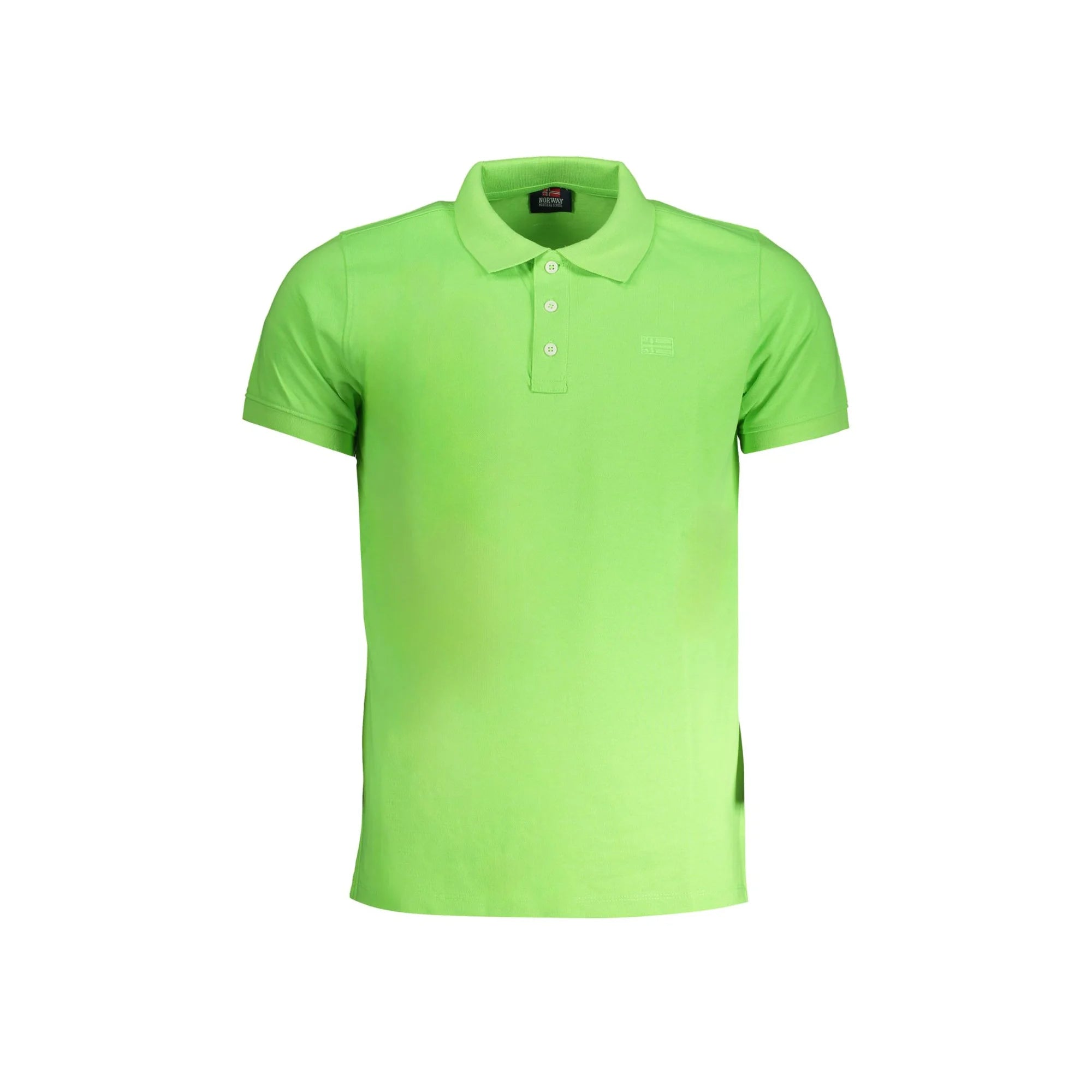 NORWAY 1963 POLO MANICHE CORTE UOMO VERDE