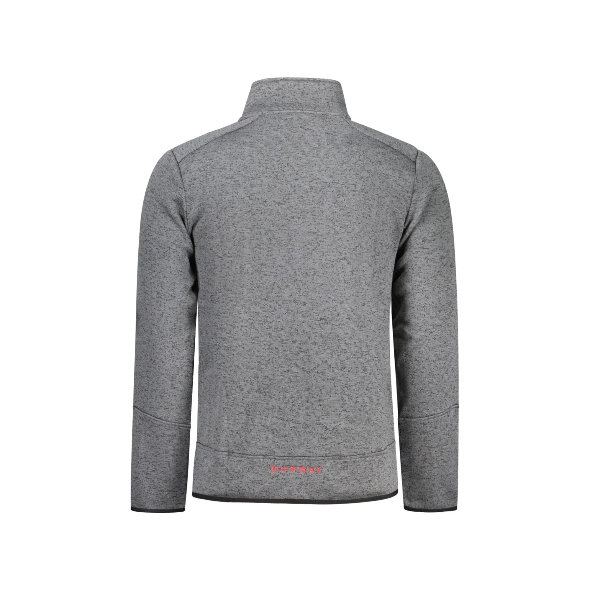 NORWAY 1963 FELPA CON ZIP UOMO GRIGIO