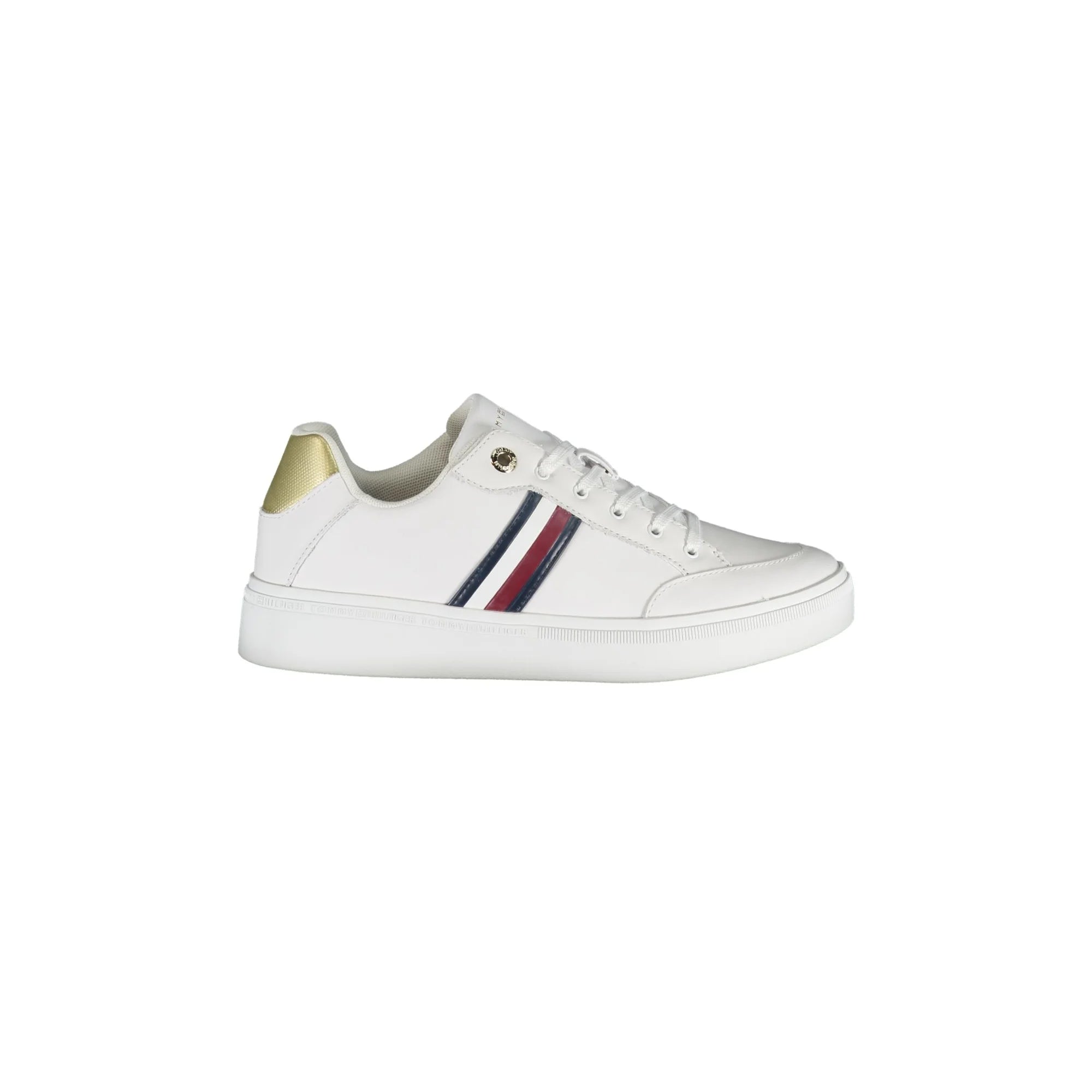 TOMMY HILFIGER Sneakers Donna Bianche con Dettagli a Contrasto Bianco - foto prodotto