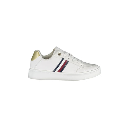 TOMMY HILFIGER Sneakers Donna Bianche con Dettagli a Contrasto Bianco - foto prodotto