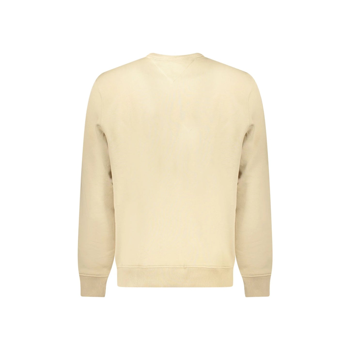 Tommy Hilfiger Felpa Uomo Beige Girocollo Garzata Logo Felpe - vista 2