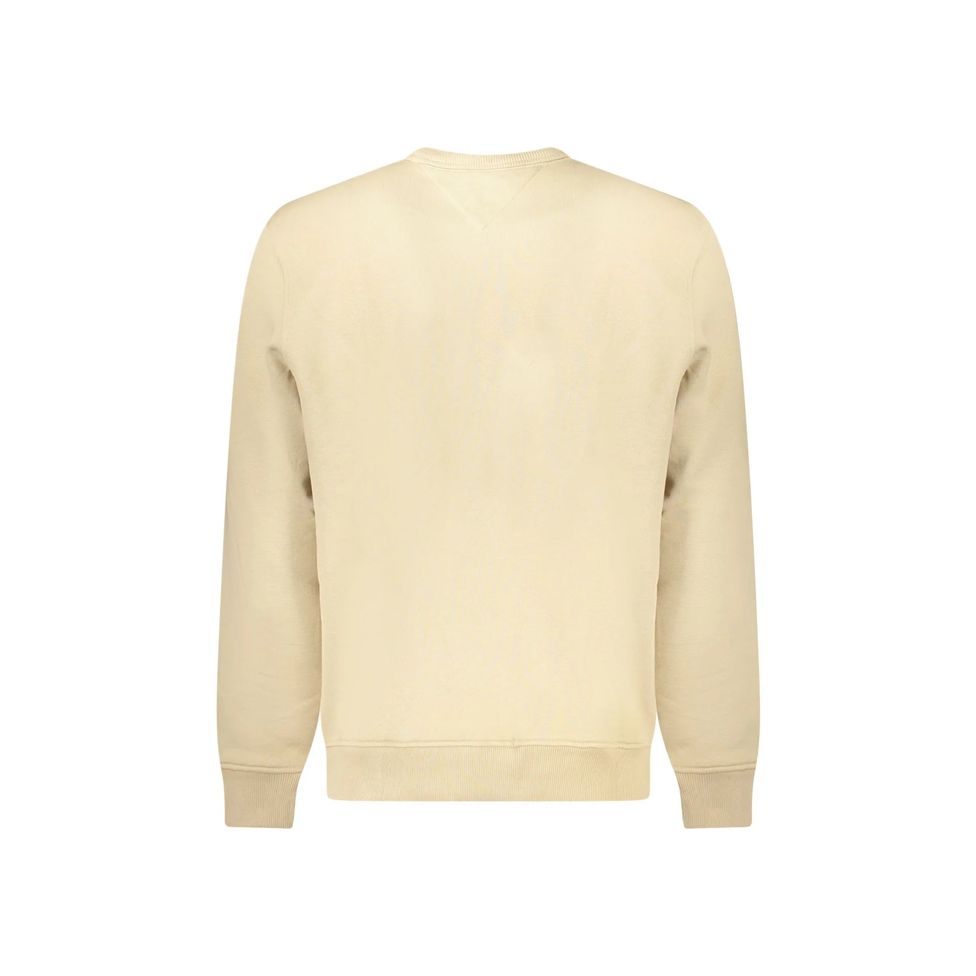 Tommy Hilfiger Felpa Uomo Beige Girocollo Garzata Logo Felpe - vista 2
