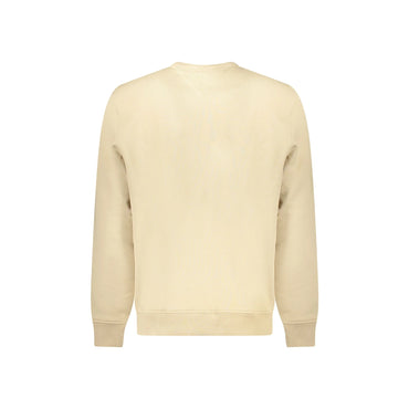Tommy Hilfiger Felpa Uomo Beige Girocollo Garzata Logo Felpe - vista 2