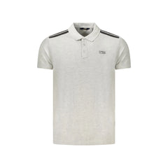 Cavalli Class Polo Maniche Corte Uomo Grigia Ricamo