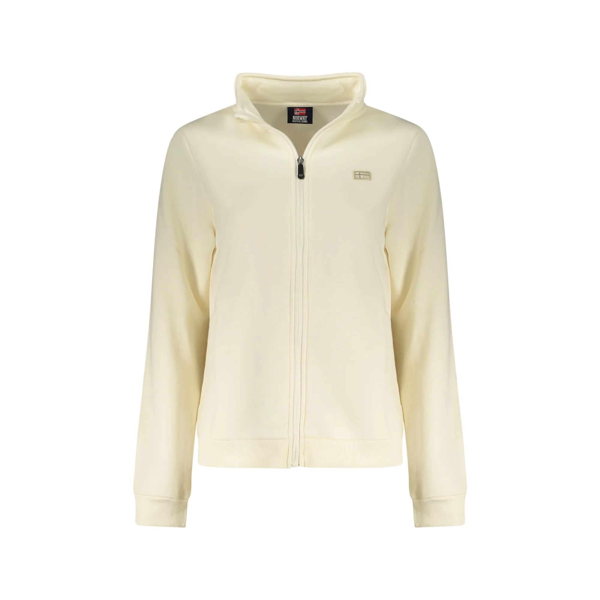 NORWAY 1963 FELPA CON ZIP DONNA BIANCO