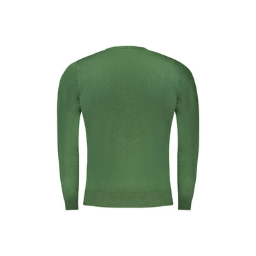 Cavalli Class Maglia Uomo Verde Girocollo con Logo Maglie - vista 2