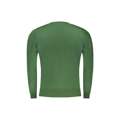 Cavalli Class Maglia Uomo Verde Girocollo con Logo Maglie - vista 2