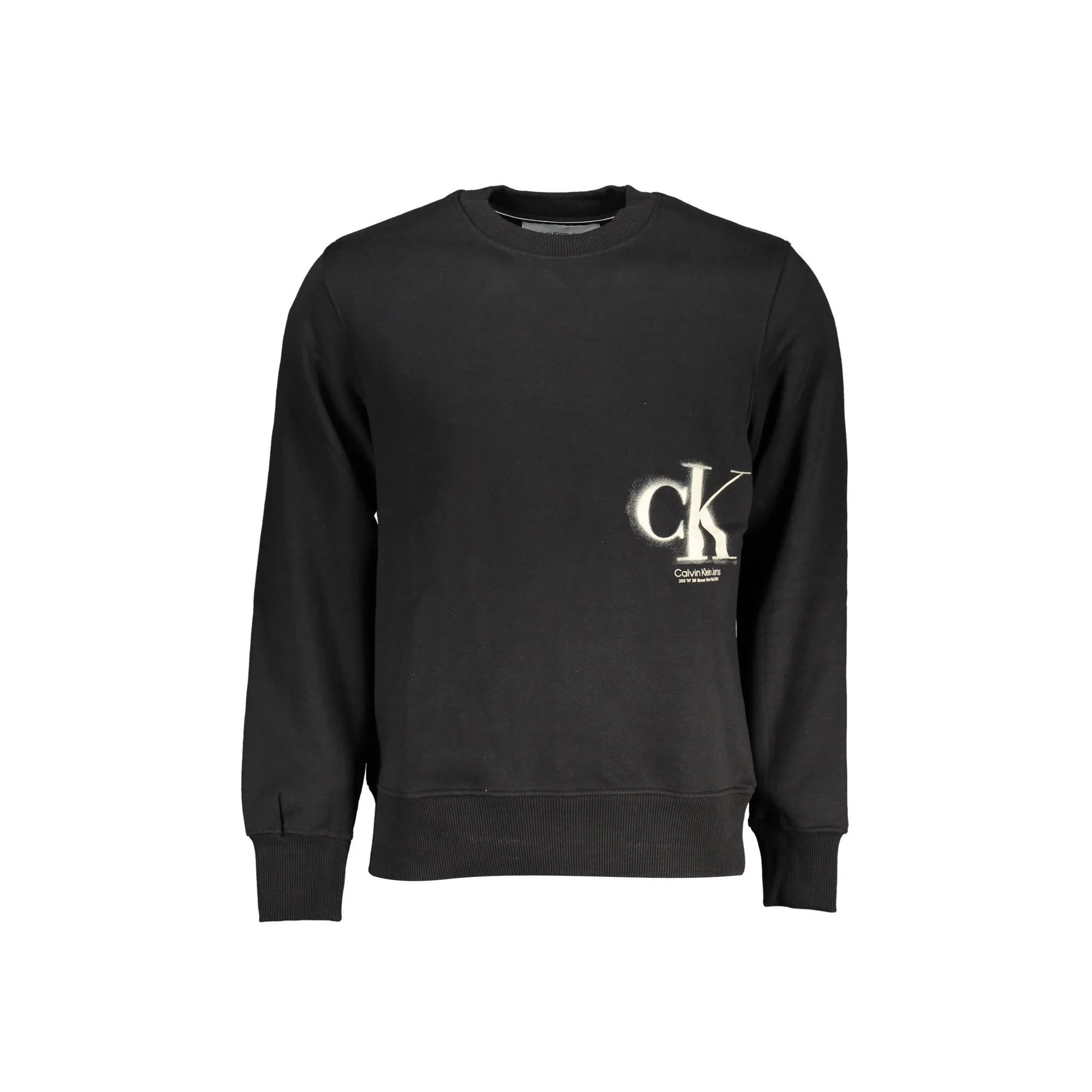 CALVIN KLEIN FELPA SENZA ZIP UOMO NERO