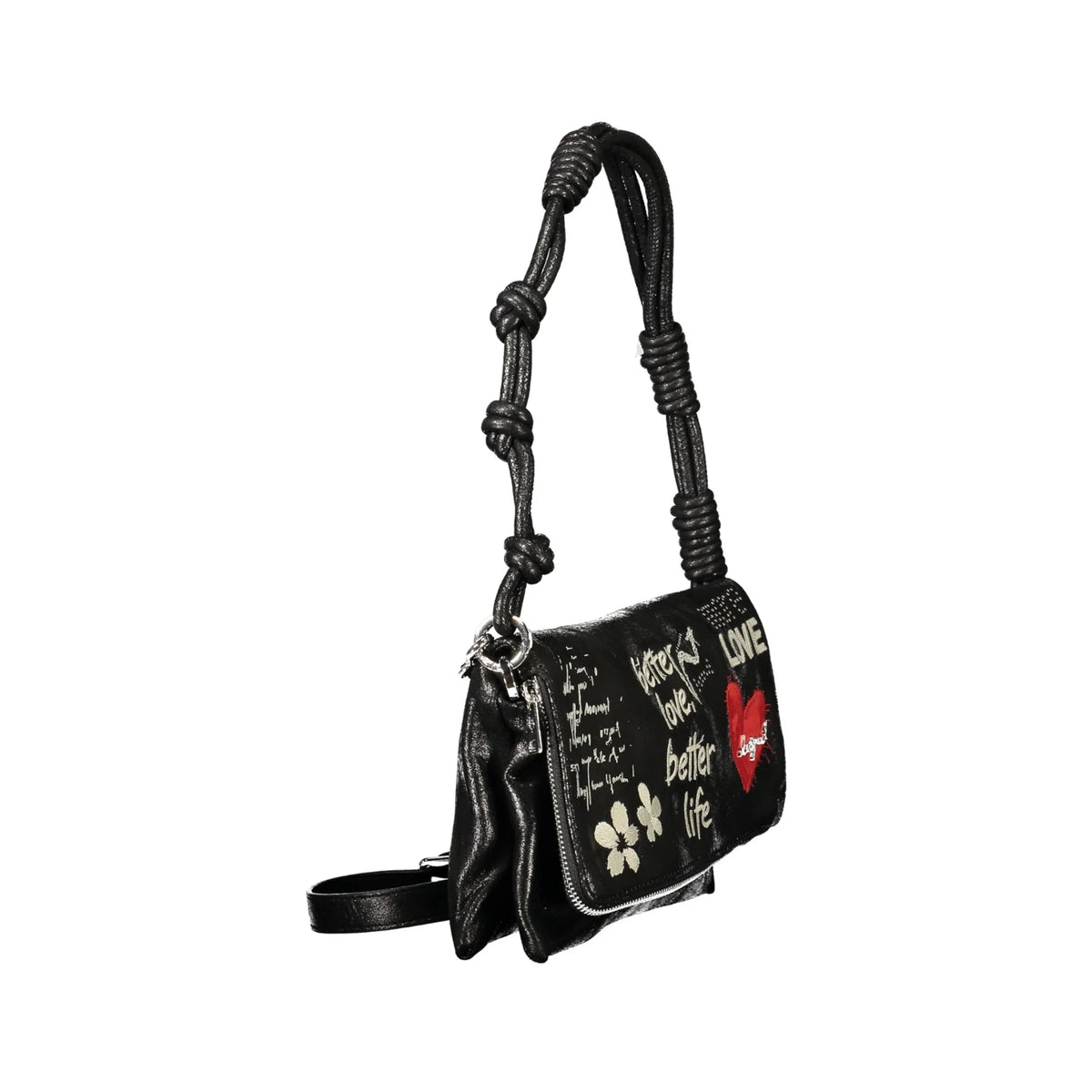 DESIGUAL BORSA DONNA NERO