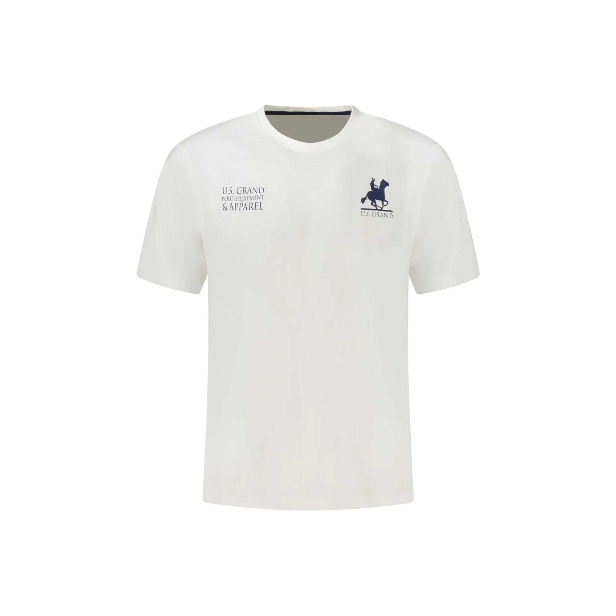 U.S. GRAND POLO T-SHIRT MANICHE CORTE UOMO BIANCO