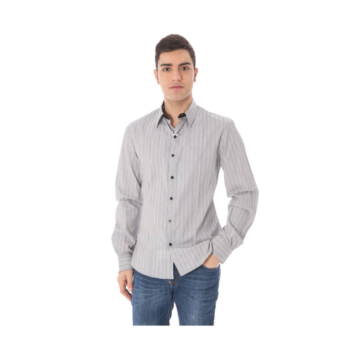 COSTUME NATIONAL CAMICIA MANICHE LUNGHE UOMO BIANCO