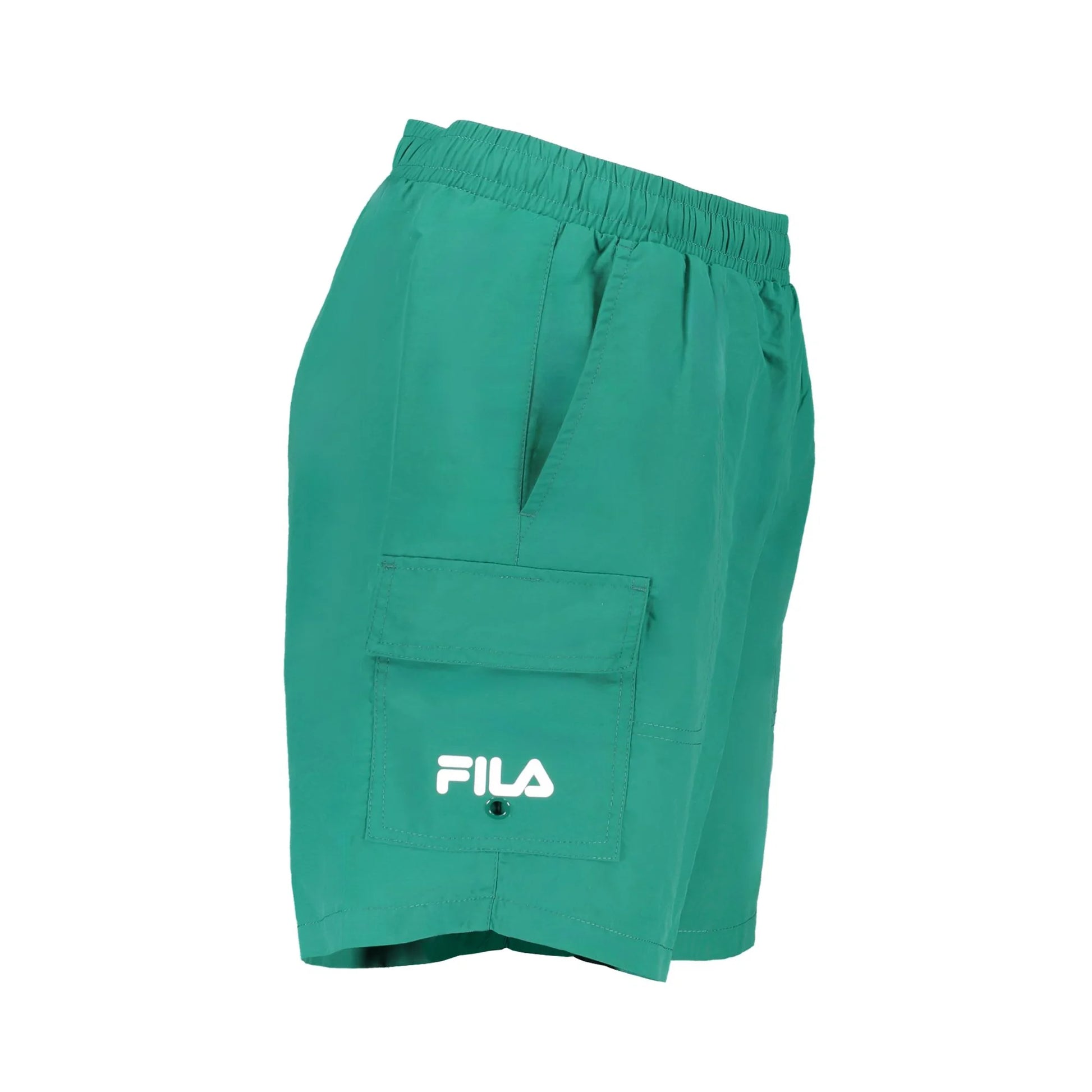 Fila Costume da Mare Uomo Verde Stampa Logo - vista 3