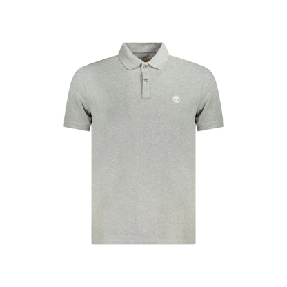 Timberland Polo Maniche Corte Uomo Grigia Ricamo Grigio - foto prodotto
