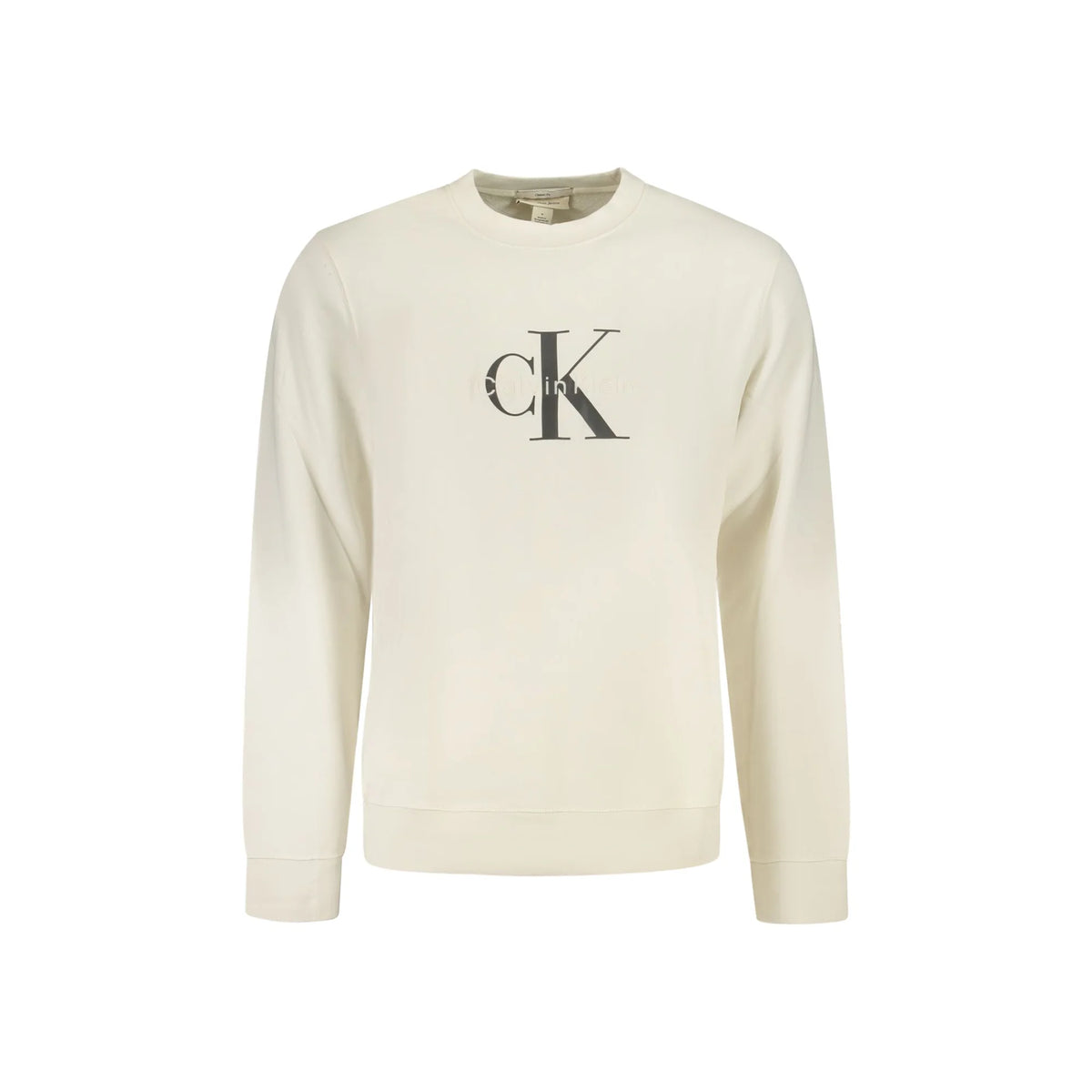 CALVIN KLEIN FELPA SENZA ZIP UOMO BIANCO
