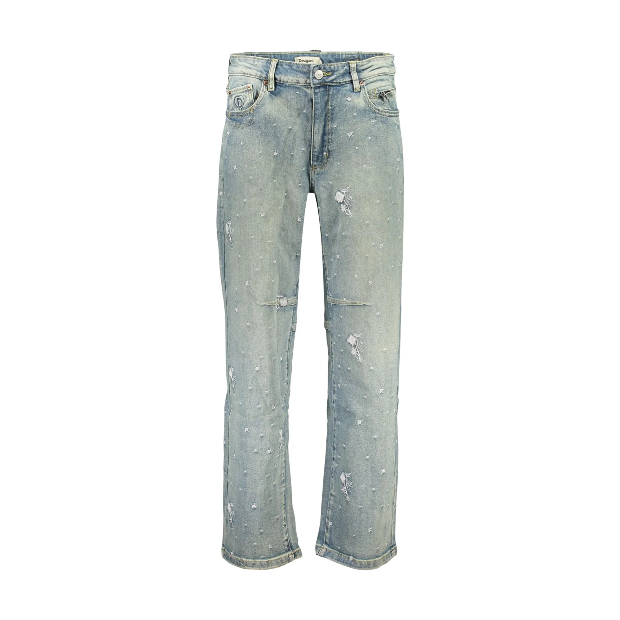 DESIGUAL JEANS DENIM DONNA AZZURRO