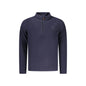 U.S. Grand Felpa Uomo Blu con Mezza Zip Pile Ricamo Logo Felpe - foto prodotto