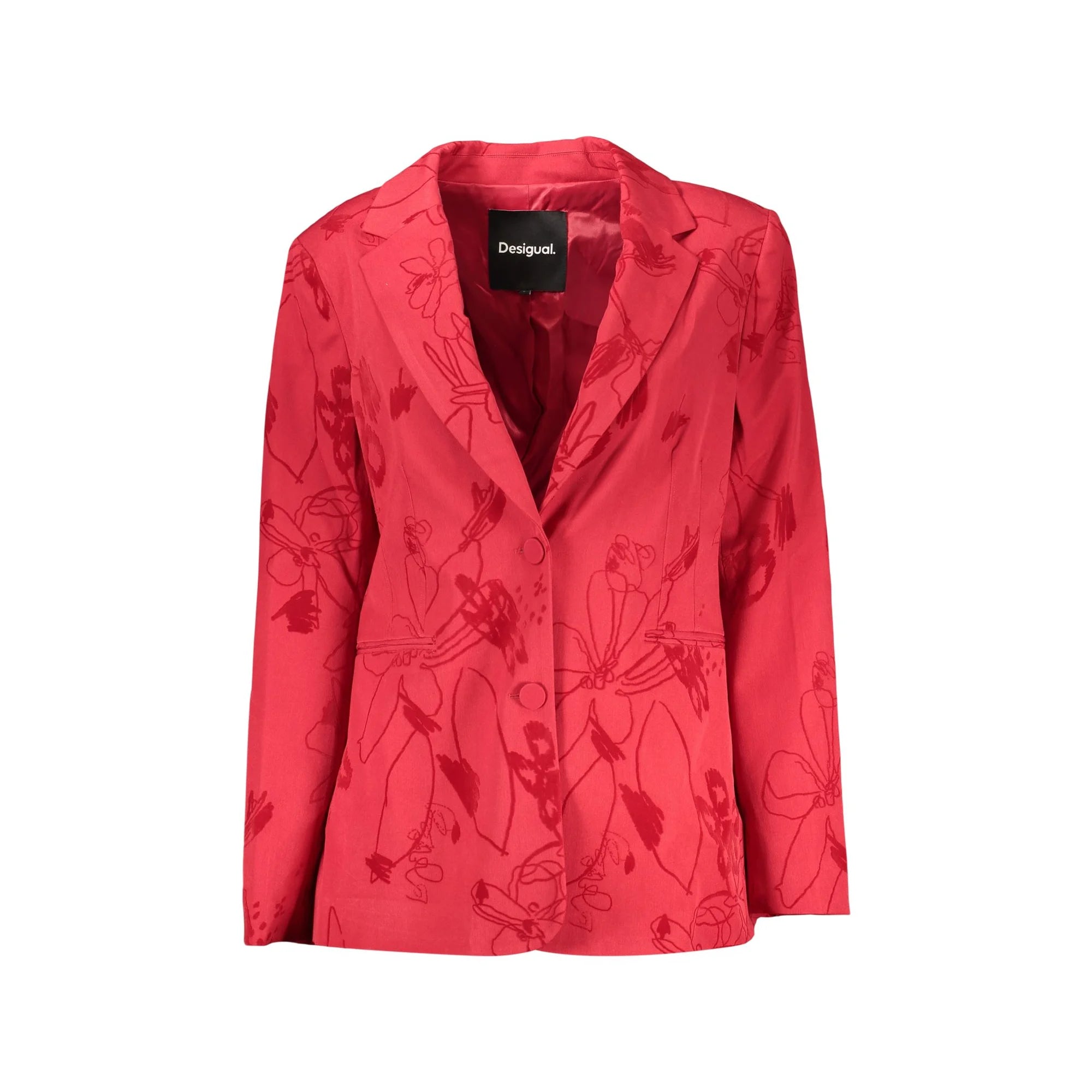 DESIGUAL GIACCA CLASSICA DONNA ROSSO