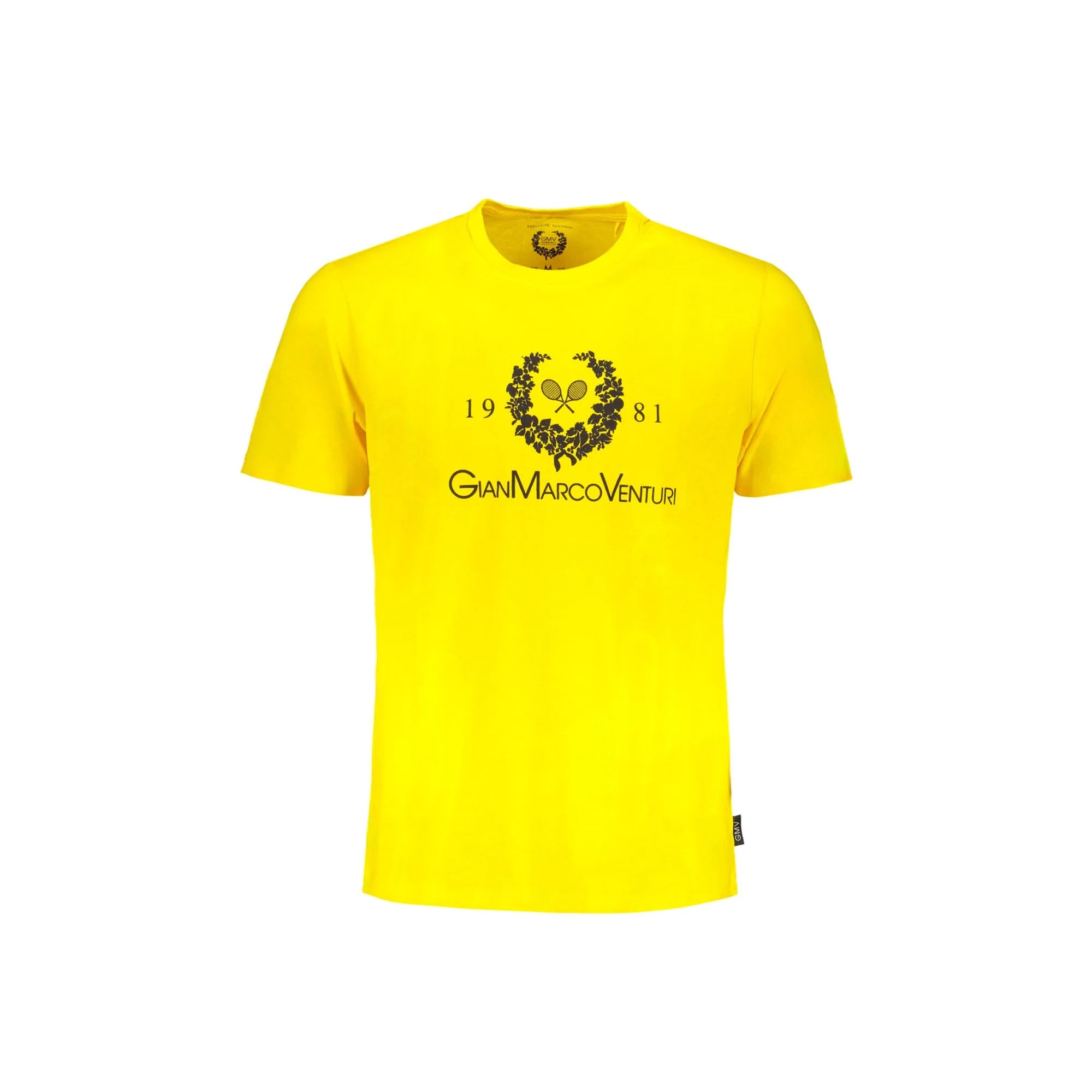 GIAN MARCO VENTURI T-SHIRT MANICHE CORTE UOMO GIALLO