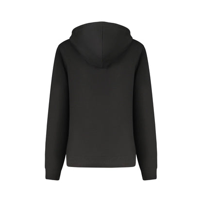 Fila Felpa Donna Nera Cappuccio Garzata Ricamo Logo Felpe nero - vista 2