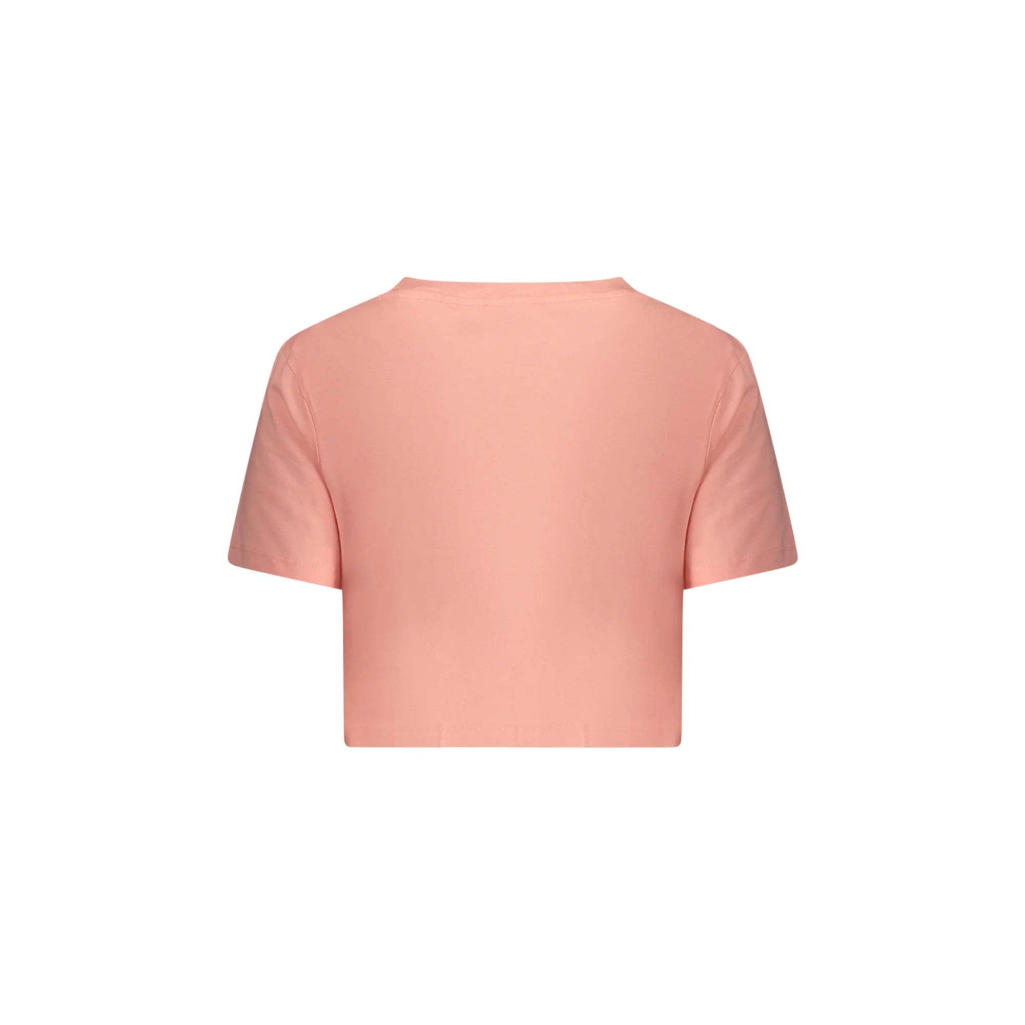 GUESS JEANS T-SHIRT MANICHE CORTE DONNA ROSA