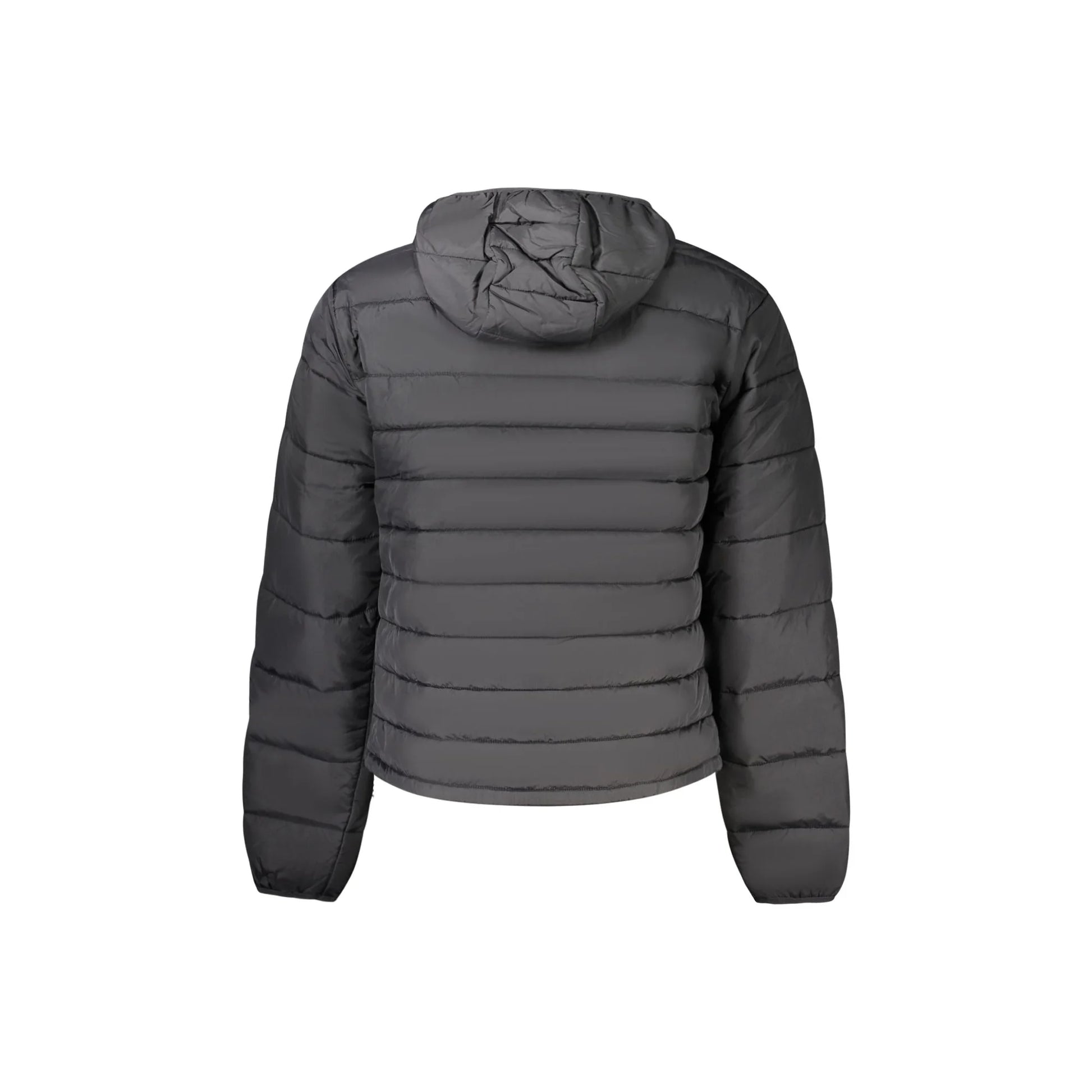 Napapijri Giubbotto Uomo Nero con Cappuccio e Logo Giubbotti e Giacche - vista 2