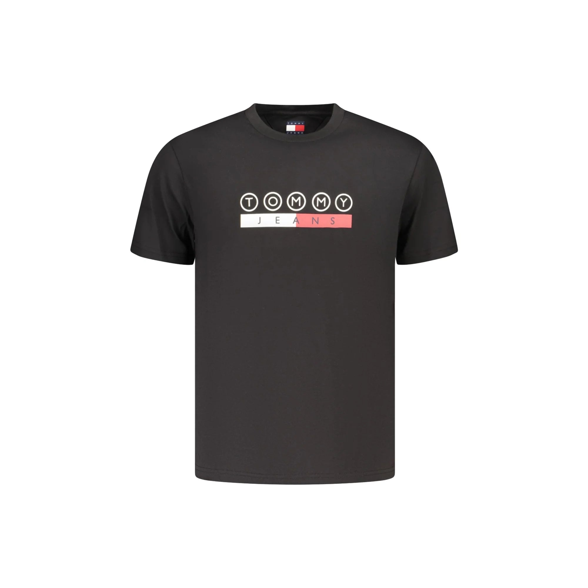 TOMMY HILFIGER T-SHIRT MANICHE CORTE UOMO NERO