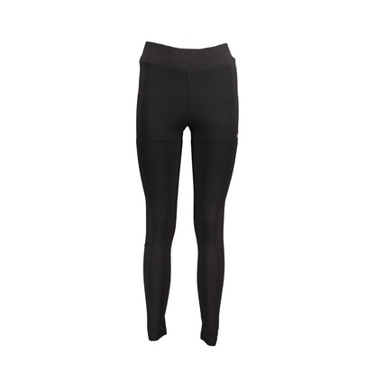 Fila Pantaloni Leggins Donna Nero Ricamo - foto prodotto
