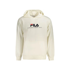 Fila Mikina S Dlhým Rukávom Pre Mužov Biela Výšivka