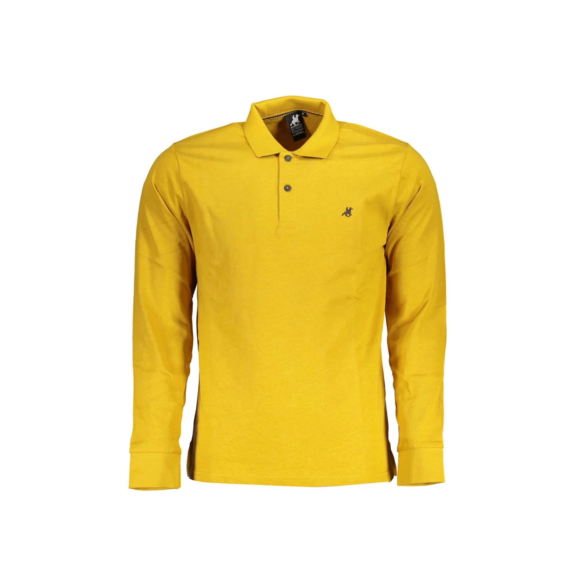 U.S. GRAND POLO POLO MANICHE LUNGHE UOMO GIALLO
