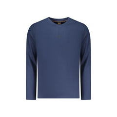 Boss T-Shirt Maniche Lunghe Uomo Blu Logo